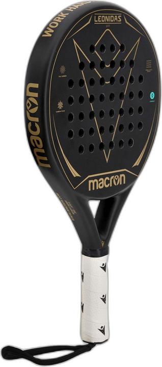 Actual product image Macron Leonidas Gold padel racket