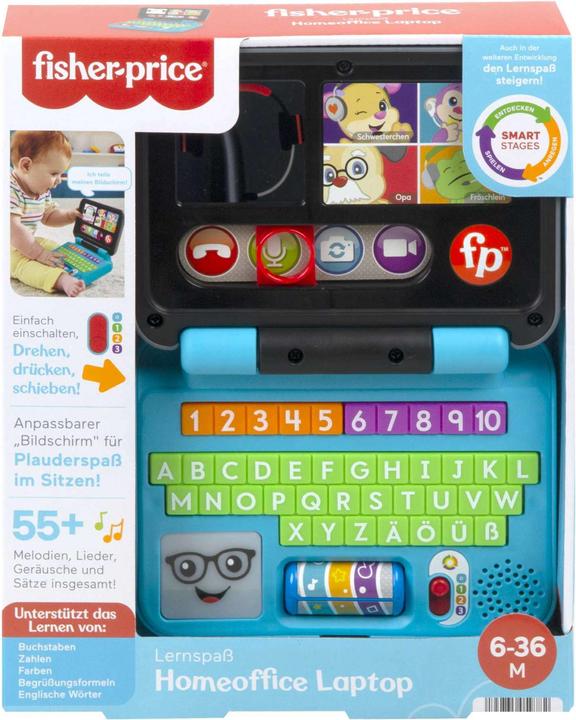 Produktbild Fisher-Price Homeoffice Laptop (Deutsch, Englisch)