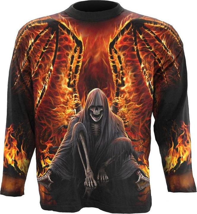 Produktbild Spiral Flaming Death TShirt Langärmlig (L)