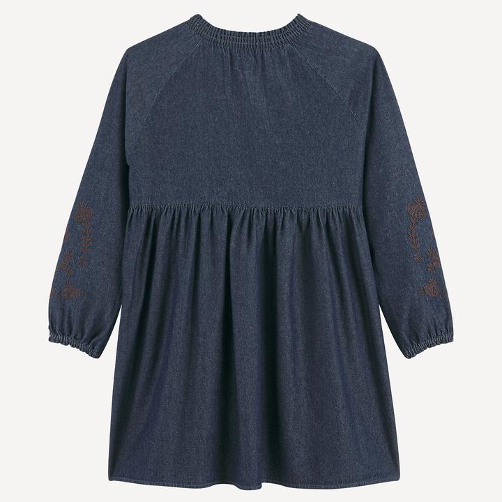 Produktbild La Redoute Collections Kleid mit langen Ärmeln aus leichtem Denim (128)