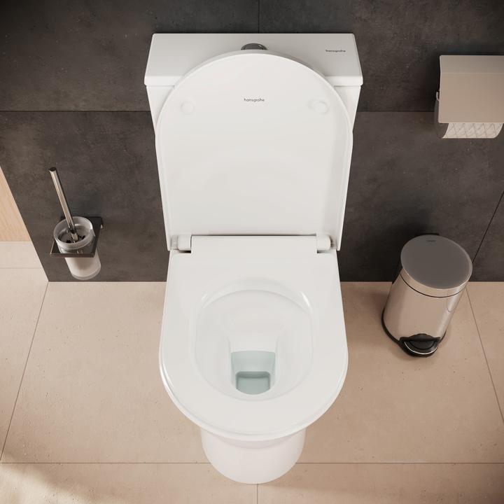Image du produit hansgrohe EluPura Original S, kit WC au sol, 365x640mm, AquaChannel Flush, réservoir de chasse et s
