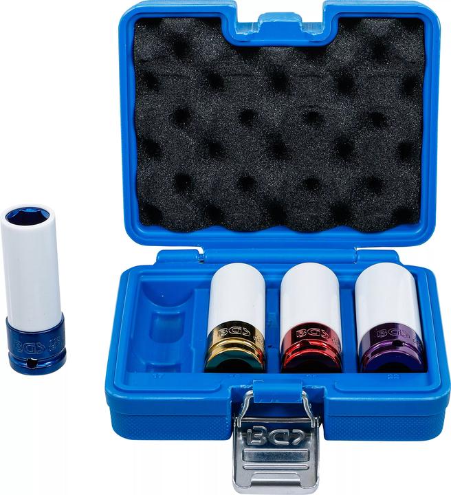 Actual product image BGS Force-protection set (19 mm, 22 mm, 21 mm, 17 mm)