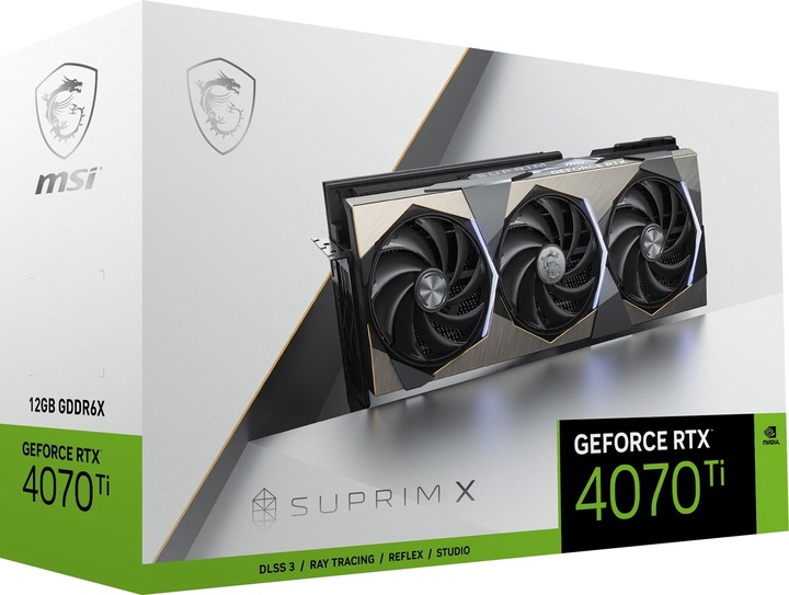 Image du produit MSI GeForce RTX 4070 Ti SUPRIM X (12 Go)