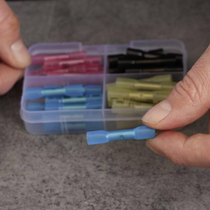 Produktbild Quadrios 23C494 Stossverbinder 0.5 mm² 6 mm² Rot, Blau, Schwarz, Gelb 45 St.