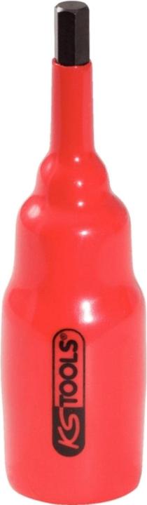 Actual product image KS Tools 1/2" bit socket with protective insulation (6 mm)