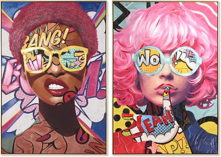 Immagine prodotto Quadro Lienzo Chica Pop Surtito