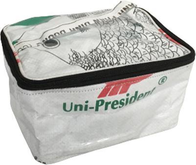 Image du produit Bekos Upcycling - Trousse de toilette rectangulaire en sacs d'aliments pour poissons recyclés blancs