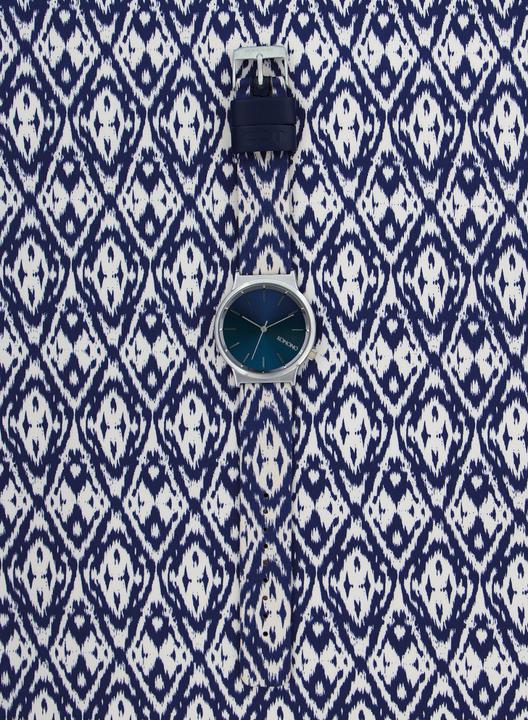 Actual product image Komono The Wizard Print Series Batik Blues (Analogue wristwatch, 36 mm)