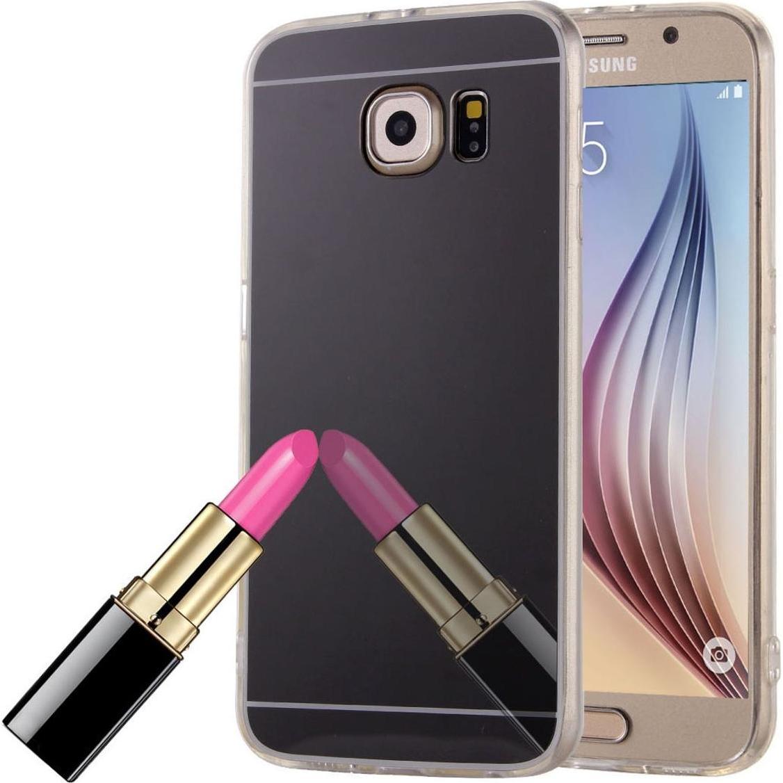 König Design Handyhülle für Samsung Galaxy S6 Edge Schutzcase Backcover Bumper Etuis Schwarz (Samsung Galaxy S6 Edge), S...