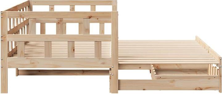 Actual product image vidaXL ausziehbares Tagesbett