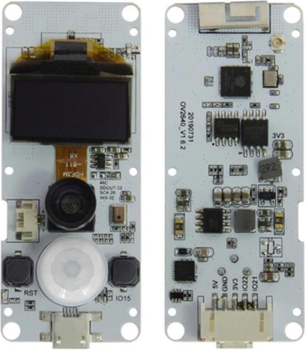 Actual product image Lilygo TTGO T-Camera ESP32 with 0.96 OLED Fish-Eye