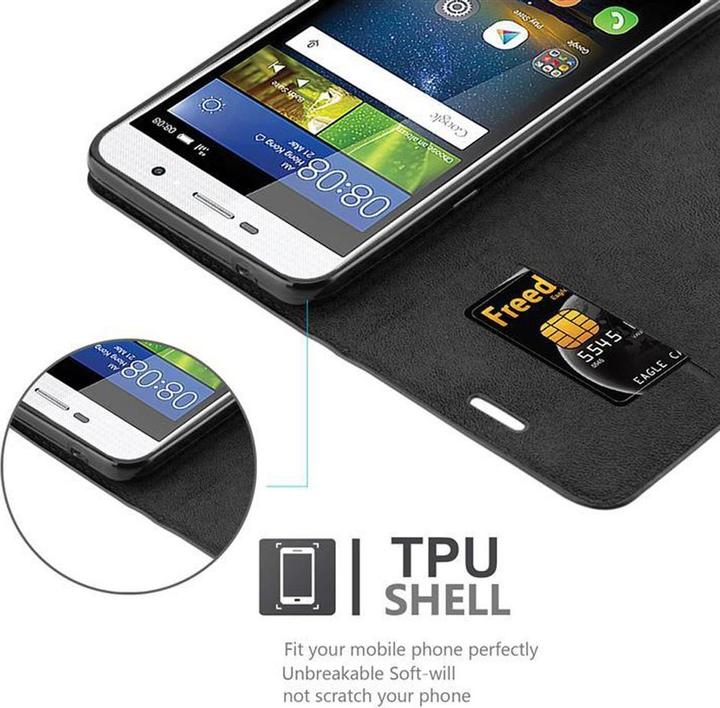 Productafbeelding Cadorabo Boek Onzichtbare Magneethoes (Huawei Y6 (2017))