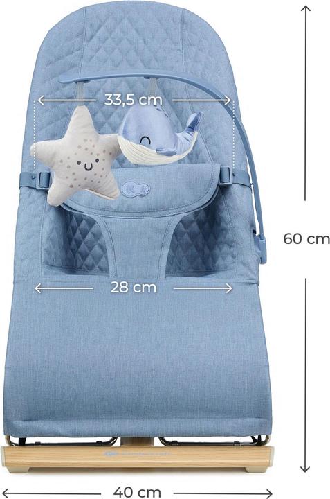 Produktbild KinderKraft Baby Bouncer MIMI Nordic Breeze