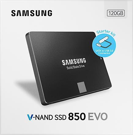 Actual product image Samsung 850 EVO Basic (120 GB, 2.5")