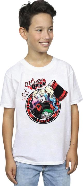 Actual product image Boys Harley Quinn Joker Patch T-Shirt (152, 158)