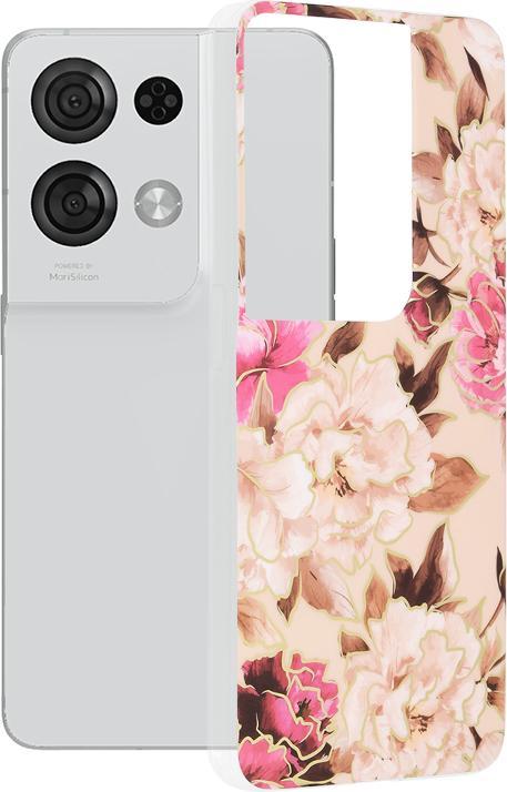 Immagine prodotto Techsuit - Marble Series - Oppo Reno8 Pro - Mary Berry Nude (OPPO Reno8 Pro)
