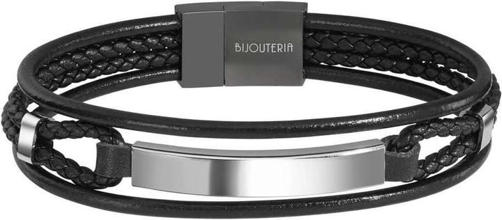 Immagine prodotto Bijouteria Bracciale (21 cm, Acciaio inossidabile, Cuoio)