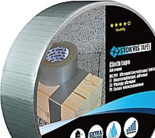 Image du produit Stokvis Tapes Laerredstape duct 50 mmX50 m sølv