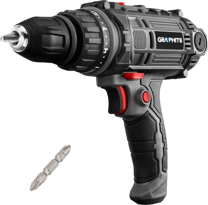 Image du produit Graphite 300 W vis de forage réseau, pince automatique 10 mm, coffret