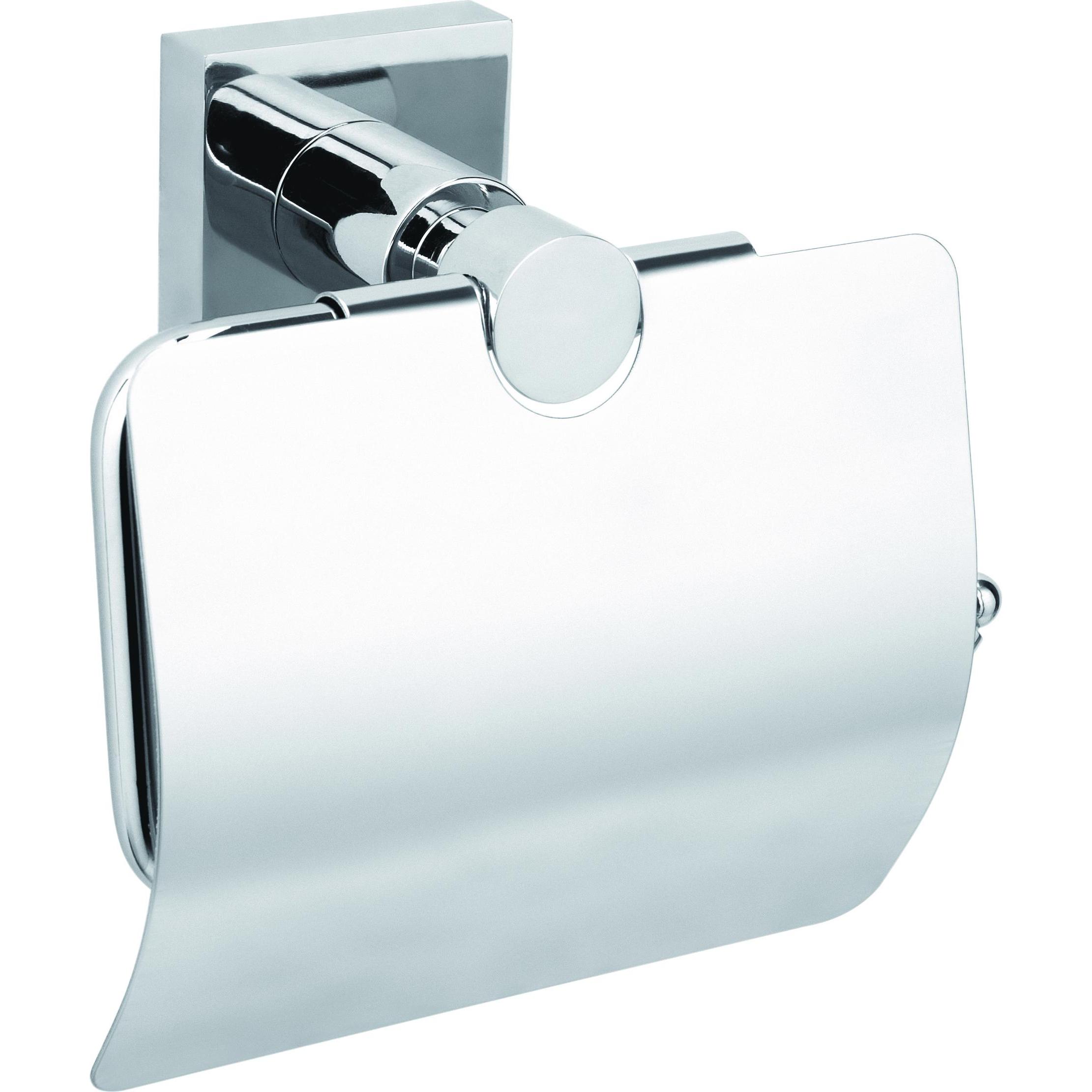 tesa, Toilettenpapierhalter, HUKK Toilettenrollenhalter inkl. Klebelösung ohne Bohren