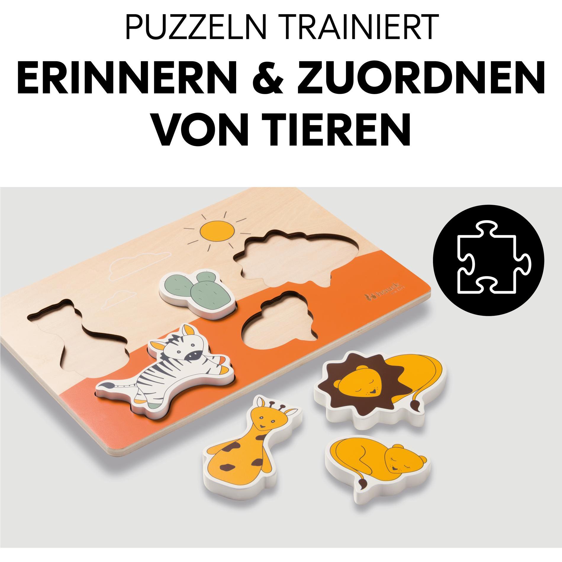 Thumbnail - Hauck, Krabbeldecke + Spielbogen, Puzzle N Fit Safari