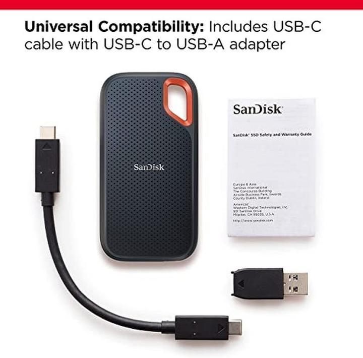 Actual product image SANDISK Extreme Portable SSD (1 TB)