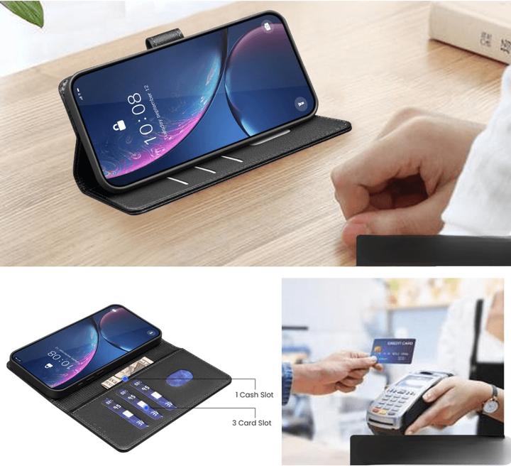 Actual product image Binfen Color Leder Etui Hülle mit RFID Blocker (Samsung Galaxy A17, Samsung Galaxy A26)