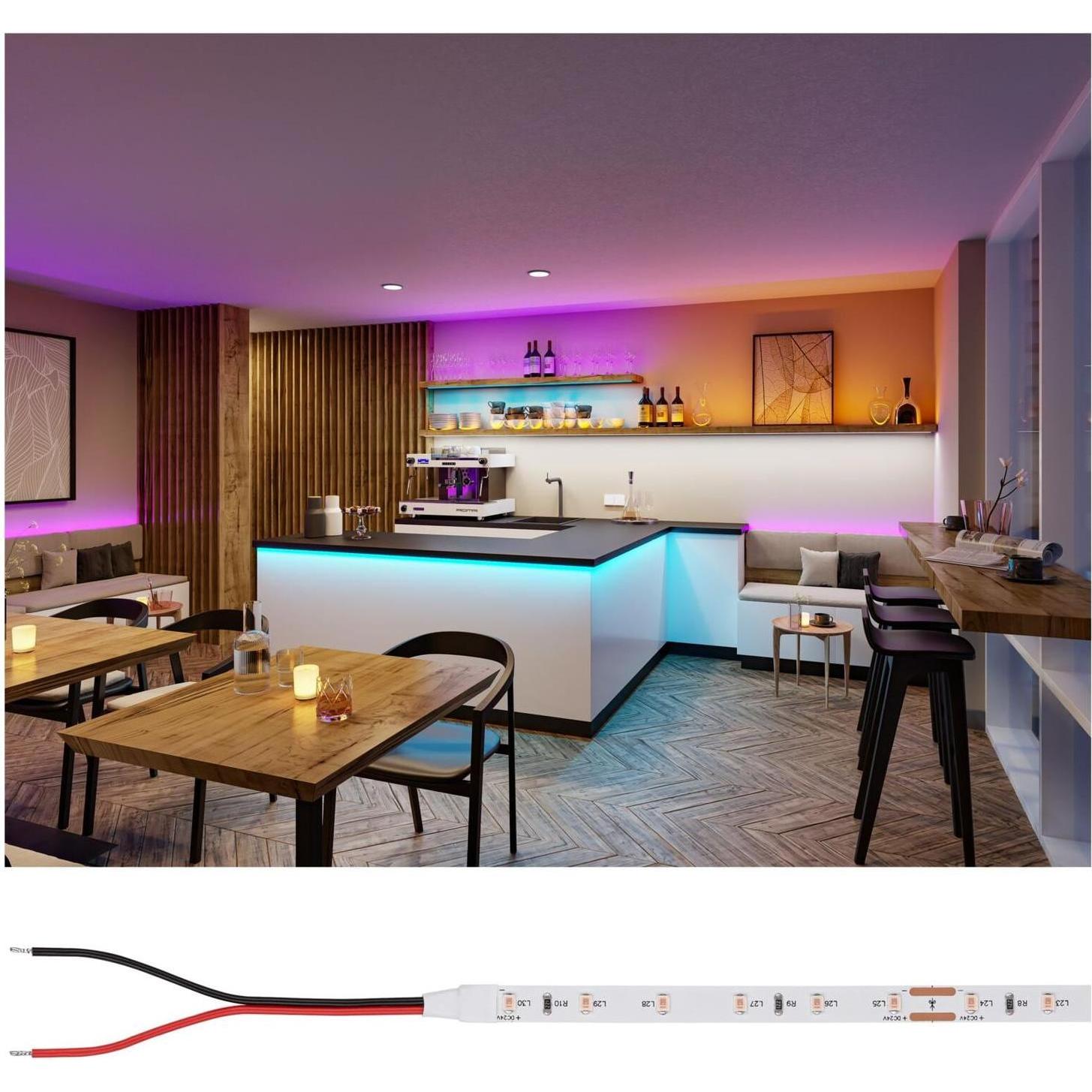 Paulmann, LED Streifen, Pro Strip Silver P25 (Violett, 500 cm, Indoor)
