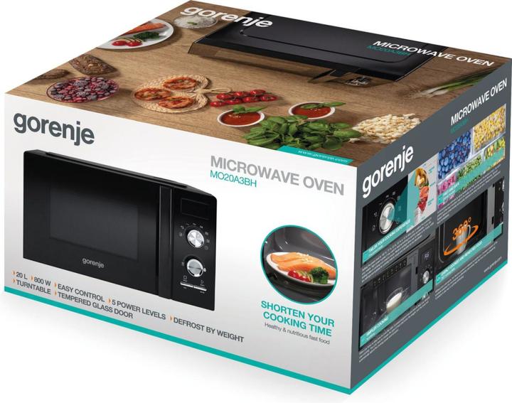 Image du produit Gorenje Gros électroménager MO20A3BH SW MICROWELLE STAND 20L 800W (20 l)