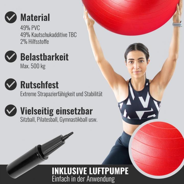 Actual product image Gorilla Sports Gymnastikball 355 (65 cm)