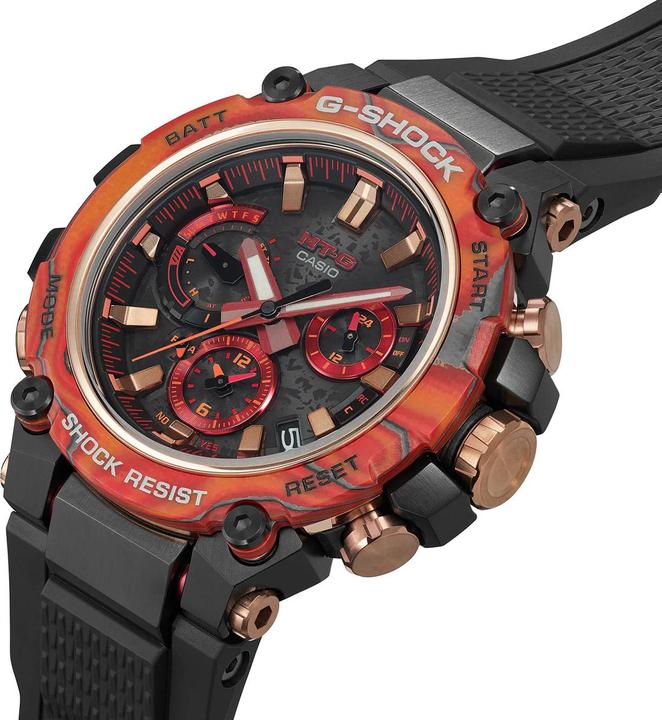 Immagine prodotto G-Shock MTG-B3000FR-1AER (Orologio con pietra preziosa, Orologio radiocontrollato, Cronografo, 51.90 mm)