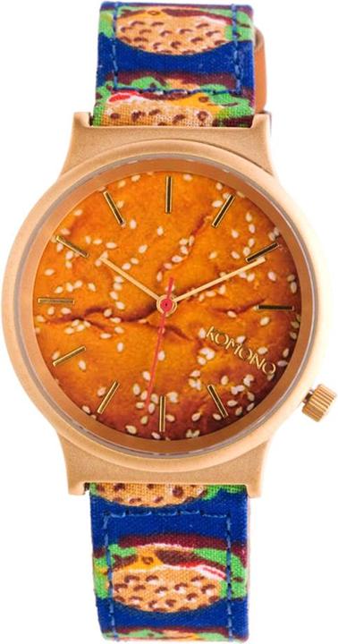Komono The Wizard Print Series Burgertime (Analogue wristwatch, 36 mm)
