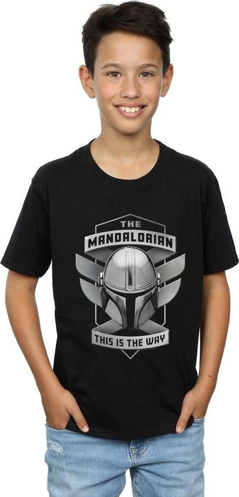 Immagine prodotto Star Wars The Mandalorian This Is The Way Mando Maglietta Ragazzi (128)