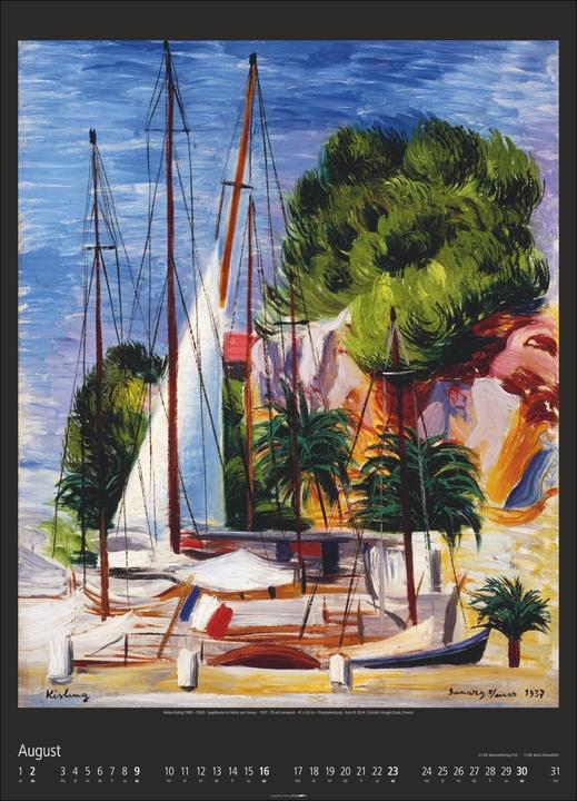Actual product image World of Art Kalender 2026 (49 x 68 cm, Hardcover, German, English)