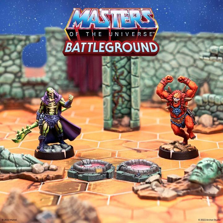 Actual product image Archon Studio ARCD0003 - Masters of the Universe Battleground - Wave 1 Evil Warriors Faction, (DE Expansion) (German)
