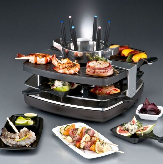 Actual product image Gastroback 42559 Design raclette fondue set