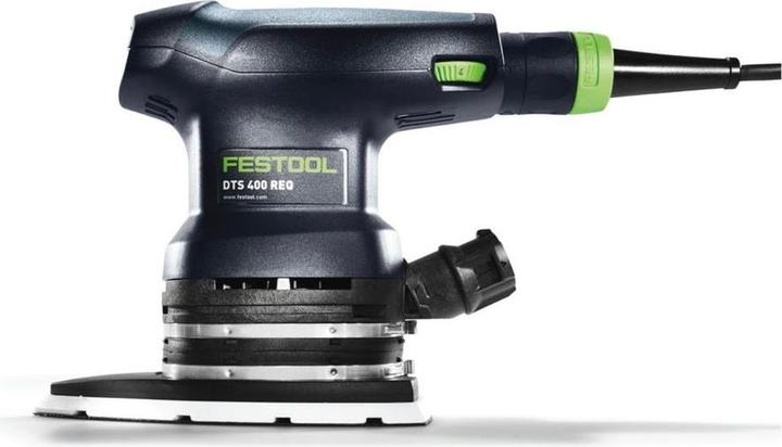 Image du produit Festool DTS 400 REQ-Plus Ponceuse Delta 100 x 150 mm, 250 W + Coffret Systainer + Sac récupérateur (Plateau de ponçage triangulaire, 250 W)