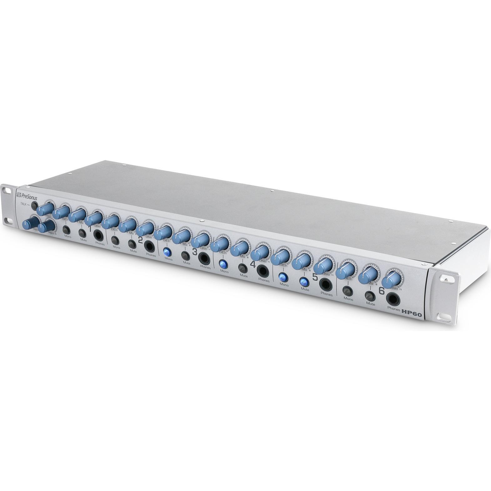 PreSonus Kopfhörerverstärker HP60, Kopfhörerverstärker, Silber