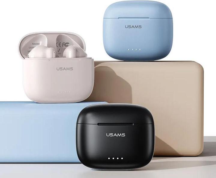 Image du produit PhoneLook USAMS Dual-mic ENC Earbuds écouteurs sans fil Bluetooth 5.3 avec suppression du bruit (ANC, 7 h, Sans fil)
