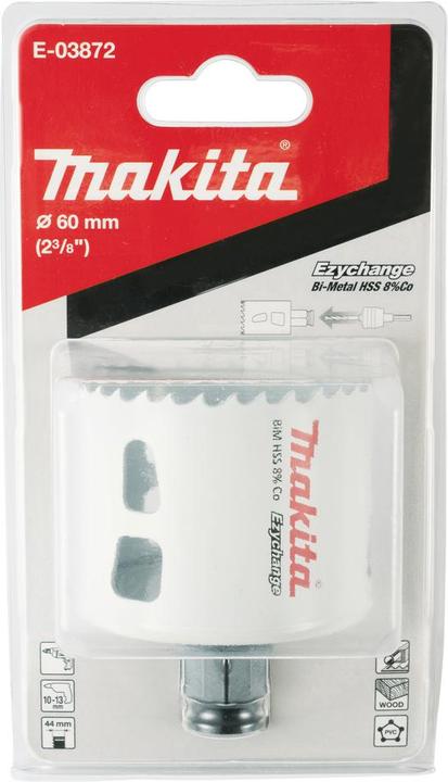 Image du produit Makita EZYCHANGE Scie cloche BIM 60mm (60 millimètres)