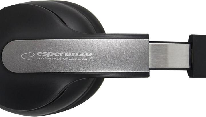 Actual product image Esperanza EH240 Bluetooth headphones headband black (ANC, 7 h, Wireless)