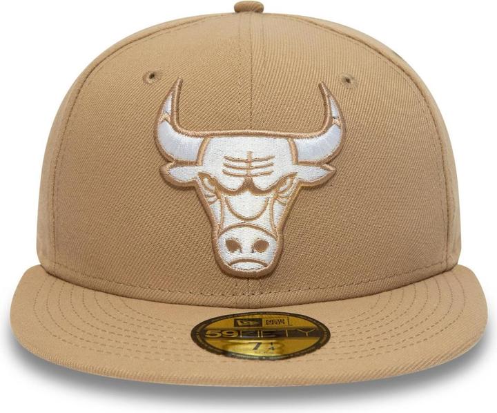 Produktbild New Era 59Fifty Fitted Cap Chicago Bulls camel beige - 7 5/8 (7 5/8)