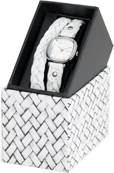 Produktbild Komono The Moneypenny Woven White (Analoguhr, 22 mm)