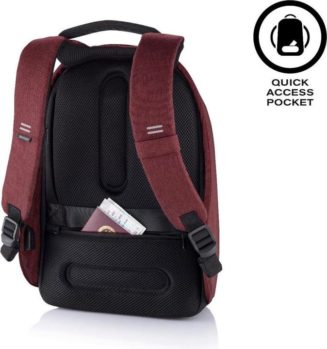 Productafbeelding XD Design ANTI-DIEFSTAL RUGZAK BOBBY HERO KLEIN ROOD P/N: P705.704 (11.50 l)