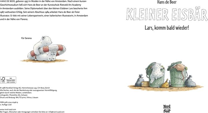 Produktbild Kleiner Eisbär (Deutsch, Hans de Beer, 2016)