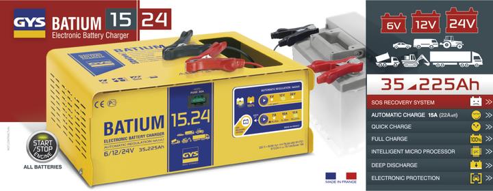 Produktbild GYS Batium 15-24 (24V, 15 A)