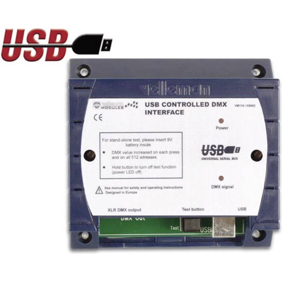 Whadda WML116 DMX Software Uploadbox, Elektronikmodul