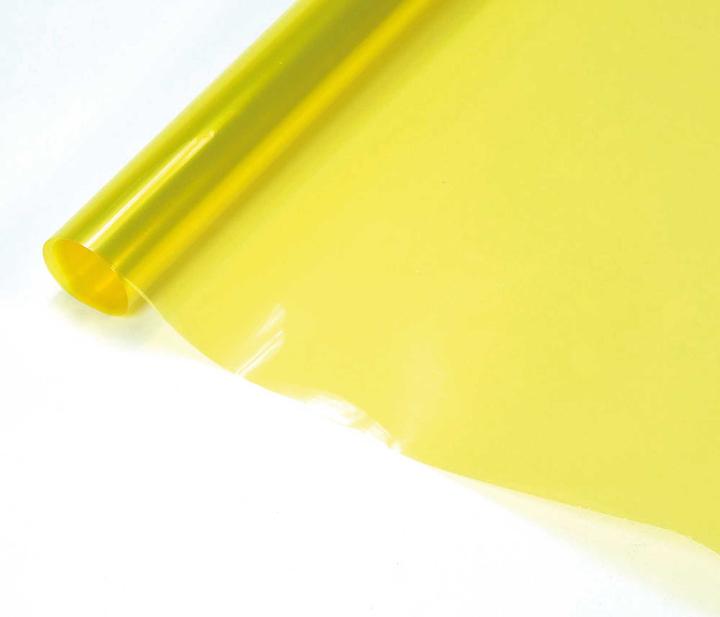 Produktbild Planet-Hobby Bügelfolie Transparent Lemon Gelb 2 Meter