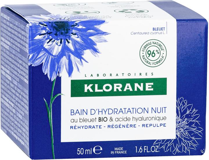 Actual product image Klorane Bleuet Organic Night Moisturizer (50 ml)