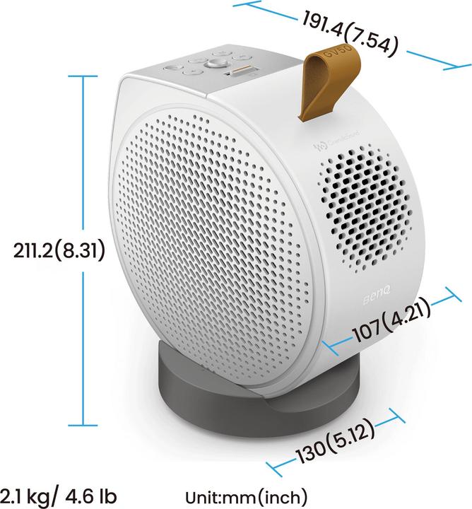 Produktbild BenQ GV50 (Full HD, 500 lm, 1.2:1)